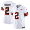 Shedeur Sanders Cleveland Browns White 1946 Throwback Vapor F.U.S.E Limited Jersey - All Stitched