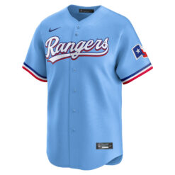 Alternative view of Corey Seager Texas Rangers Light Blue Alternate Limited Jersey - All Stitched
