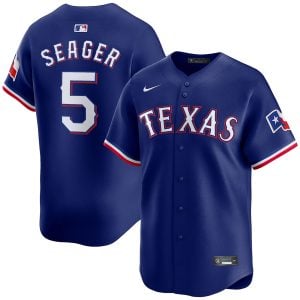 Corey Seager Texas Rangers Royal Blue Alternate Limited Jersey - All Stitched