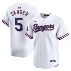 Corey Seager Texas Rangers White 2024 Gold Collection Limited Jersey - All Stitched