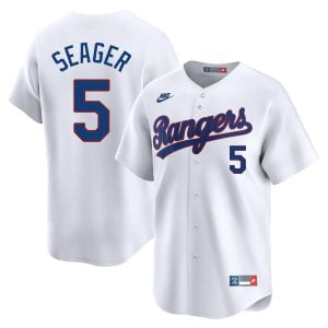 Corey Seager Texas Rangers White 1993 Cooperstown Limited Jersey - All Stitched