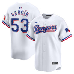 Adolis Garcia Texas Rangers White Home Limited Jersey - All Stitched