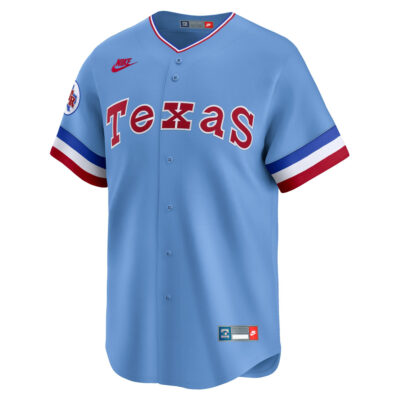 Alternative view of Adolis Garcia Texas Rangers Light Blue 1981-82 Cooperstown Limited Jersey - All Stitched