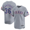Wyatt Langford Texas Rangers Grey Road Limited Jersey - All Stitched
