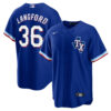Wyatt Langford Texas Rangers Royal Blue Alternate Jersey - All Stitched