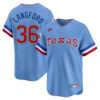 Wyatt Langford Texas Rangers Light Blue 1981-82 Cooperstown Limited Jersey - All Stitched