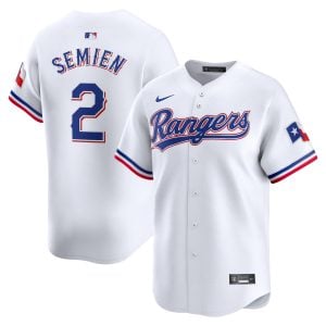 Marcus Semien Texas Rangers White Home Limited Jersey - All Stitched