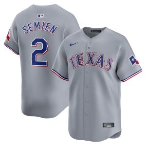 Marcus Semien Texas Rangers Grey Road Limited Jersey - All Stitched