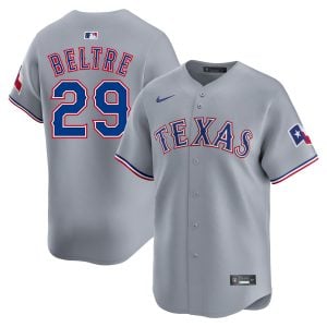 Adrian Beltre Texas Rangers Grey Road Limited Jersey - All Stitched
