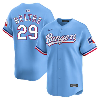 Adrian Beltre Texas Rangers Light Blue Alternate Limited Jersey - All Stitched