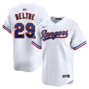 Adrian Beltre Texas Rangers White 2024 Gold Collection Limited Jersey - All Stitched