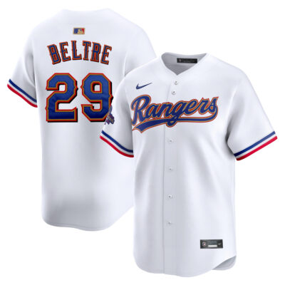 Adrian Beltre Texas Rangers White 2024 Gold Collection Limited Jersey - All Stitched