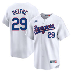 Adrian Beltre Texas Rangers White 1993 Cooperstown Limited Jersey - All Stitched