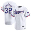 Evan Carter Texas Rangers White Home Limited Jersey - All Stitched