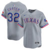 Evan Carter Texas Rangers Grey Road Limited Jersey - All Stitched