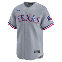 Alternative view of Evan Carter Texas Rangers Grey Road Limited Jersey - All Stitched