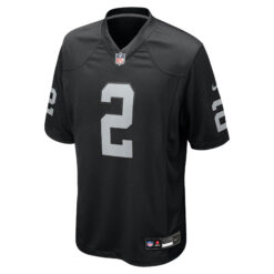 Alternative view of Ashton Jeanty Las Vegas Raiders Black Home Game Jersey - All Stitched