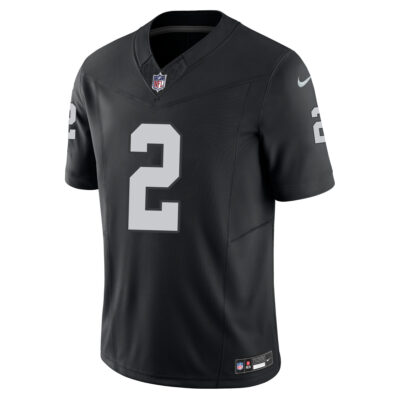 Alternative view of Ashton Jeanty Las Vegas Raiders Black Home Vapor F.U.S.E Limited Jersey - All Stitched