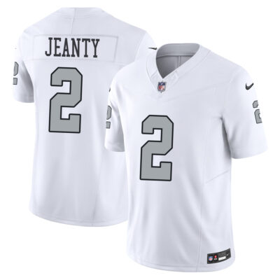 Ashton Jeanty Las Vegas Raiders White Alternate Vapor F.U.S.E Limited Jersey - All Stitched