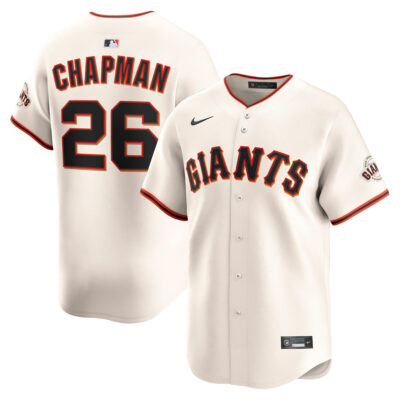 Matt Chapman San Francisco Giants Cream Home Limited Jersey - All Stitched