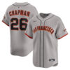 Matt Chapman San Francisco Giants Grey Road Limited Jersey - All Stitched