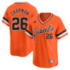 Matt Chapman San Francisco Giants Orange Cooperstown Collection Jersey - All Stitched