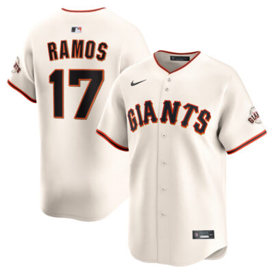 Heliot Ramos San Francisco Giants Cream Home Limited Jersey - All Stitched