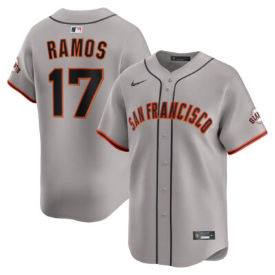 Heliot Ramos San Francisco Giants Grey Road Limited Jersey - All Stitched