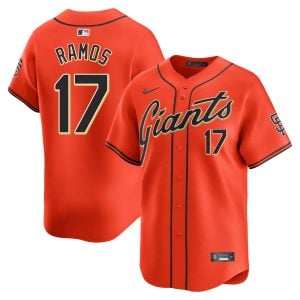 Heliot Ramos San Francisco Giants Orange Alternate Limited Jersey - All Stitched