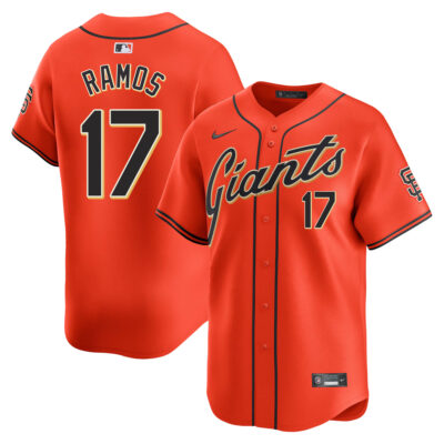 Heliot Ramos San Francisco Giants Orange Alternate Limited Jersey - All Stitched