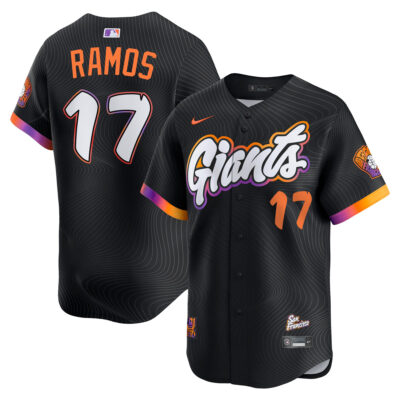 Heliot Ramos San Francisco Giants Anthracite City Connect Limited Jersey - All Stitched