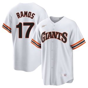 Heliot Ramos San Francisco Giants White Cooperstown Collection Jersey - All Stitched