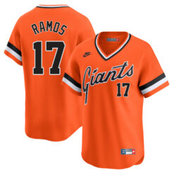 Heliot Ramos San Francisco Giants Orange Cooperstown Collection Jersey - All Stitched
