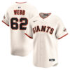 Logan Webb San Francisco Giants Cream Home Limited Jersey - All Stitched