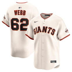 Logan Webb San Francisco Giants Cream Home Limited Jersey - All Stitched