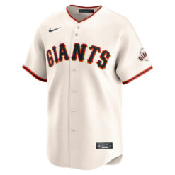 Alternative view of Logan Webb San Francisco Giants Cream Home Limited Jersey - All Stitched