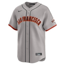 Alternative view of Logan Webb San Francisco Giants Grey Road Limited Jersey - All Stitched