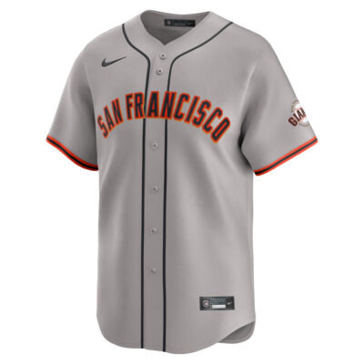 Alternative view of Logan Webb San Francisco Giants Grey Road Limited Jersey - All Stitched