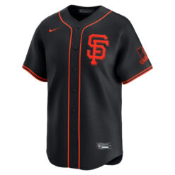 Alternative view of Logan Webb San Francisco Giants Black Alternate Limited Jersey - All Stitched