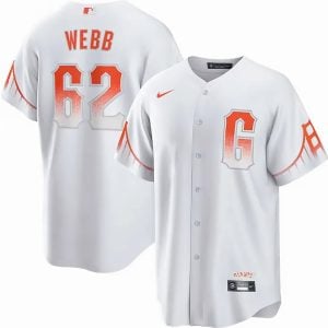 Logan Webb San Francisco Giants White City Connect Limited Jersey - All Stitched