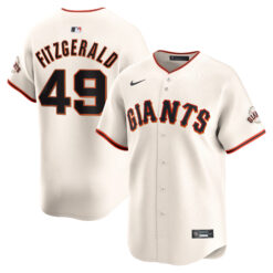 Tyler Fitzgerald San Francisco Giants Cream Home Limited Jersey - All Stitched