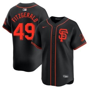 Tyler Fitzgerald San Francisco Giants Black Alternate Limited Jersey - All Stitched