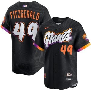 Tyler Fitzgerald San Francisco Giants Anthracite City Connect Limited Jersey - All Stitched