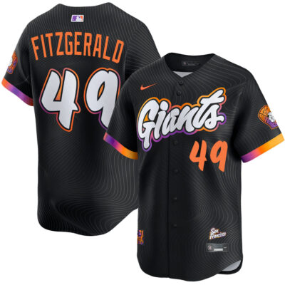 Tyler Fitzgerald San Francisco Giants Anthracite City Connect Limited Jersey - All Stitched