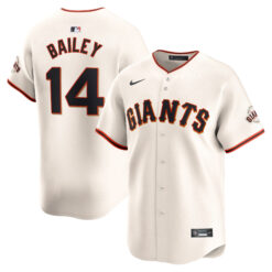 Patrick Bailey San Francisco Giants Cream Home Limited Jersey - All Stitched