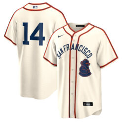 Patrick Bailey San Francisco Giants Cream 2024 Rickwood Jersey - All Stitched