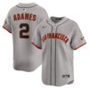 Willy Adames San Francisco Giants Grey Road Limited Jersey - All Stitched