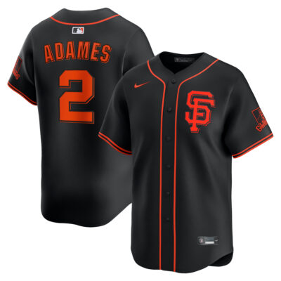 Willy Adames San Francisco Giants Black Alternate Limited Jersey - All Stitched