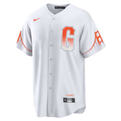 Alternative view of Willy Adames San Francisco Giants White City Connect Limited Jersey - All Stitched