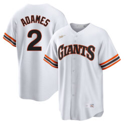 Willy Adames San Francisco Giants White Cooperstown Collection Jersey - All Stitched